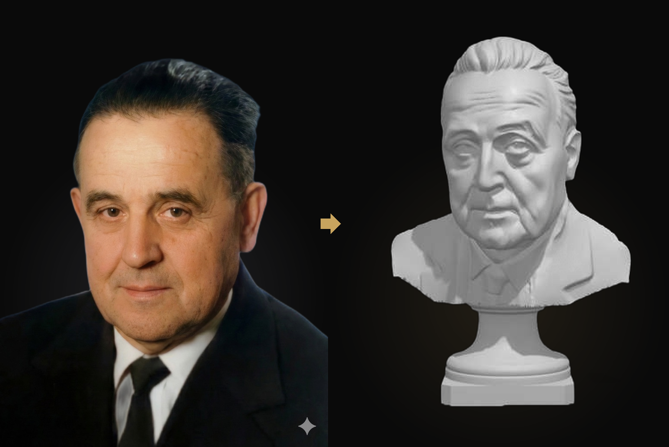 Zdravko — fotografija in 3D kipec